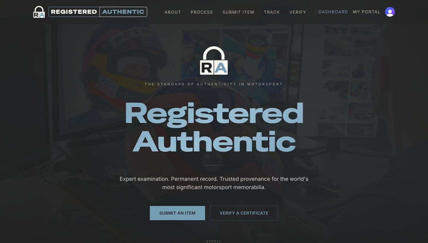 Registered Authentic