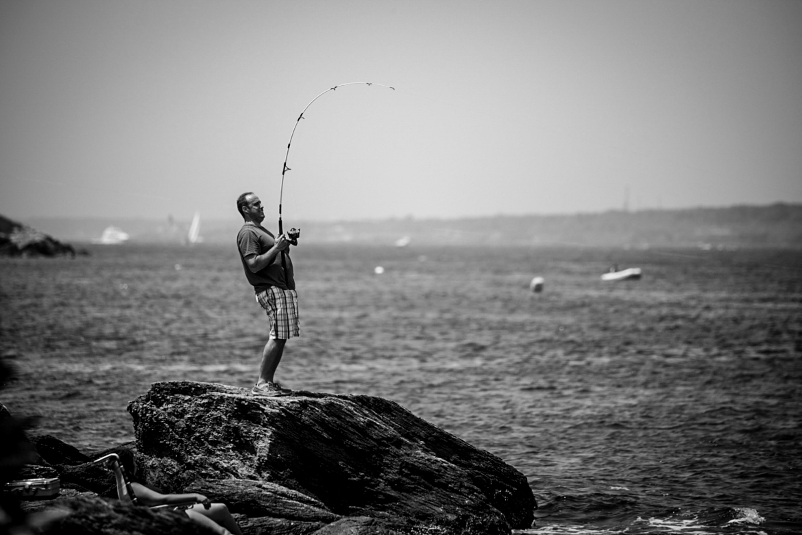 Fishing in the Bay - Newport, Rhode Island